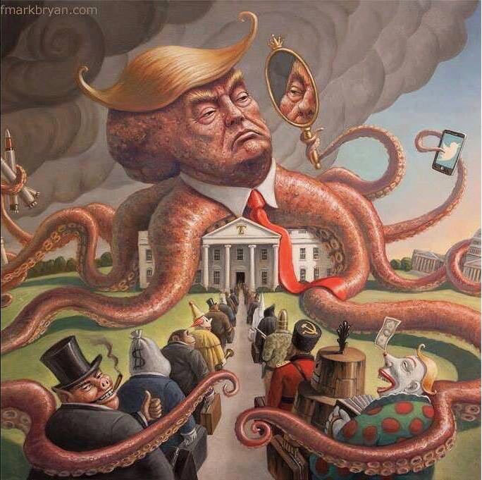 #DumpTrump   "Octopussy"😕😣😯