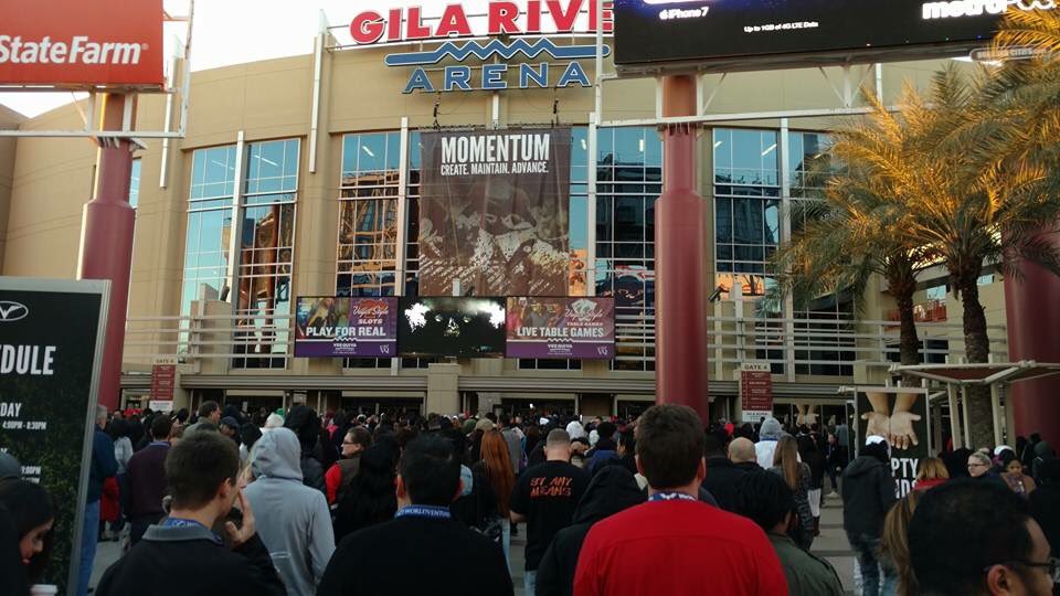 Marsphotoz's tweet photo. #wvsuccess #wvmomentum #YSBH Yeah, we packed this arena. 20,000 plus for 3 days. Glendale, AZ Gila River Arena https://t.co/hkaZsiFi7A