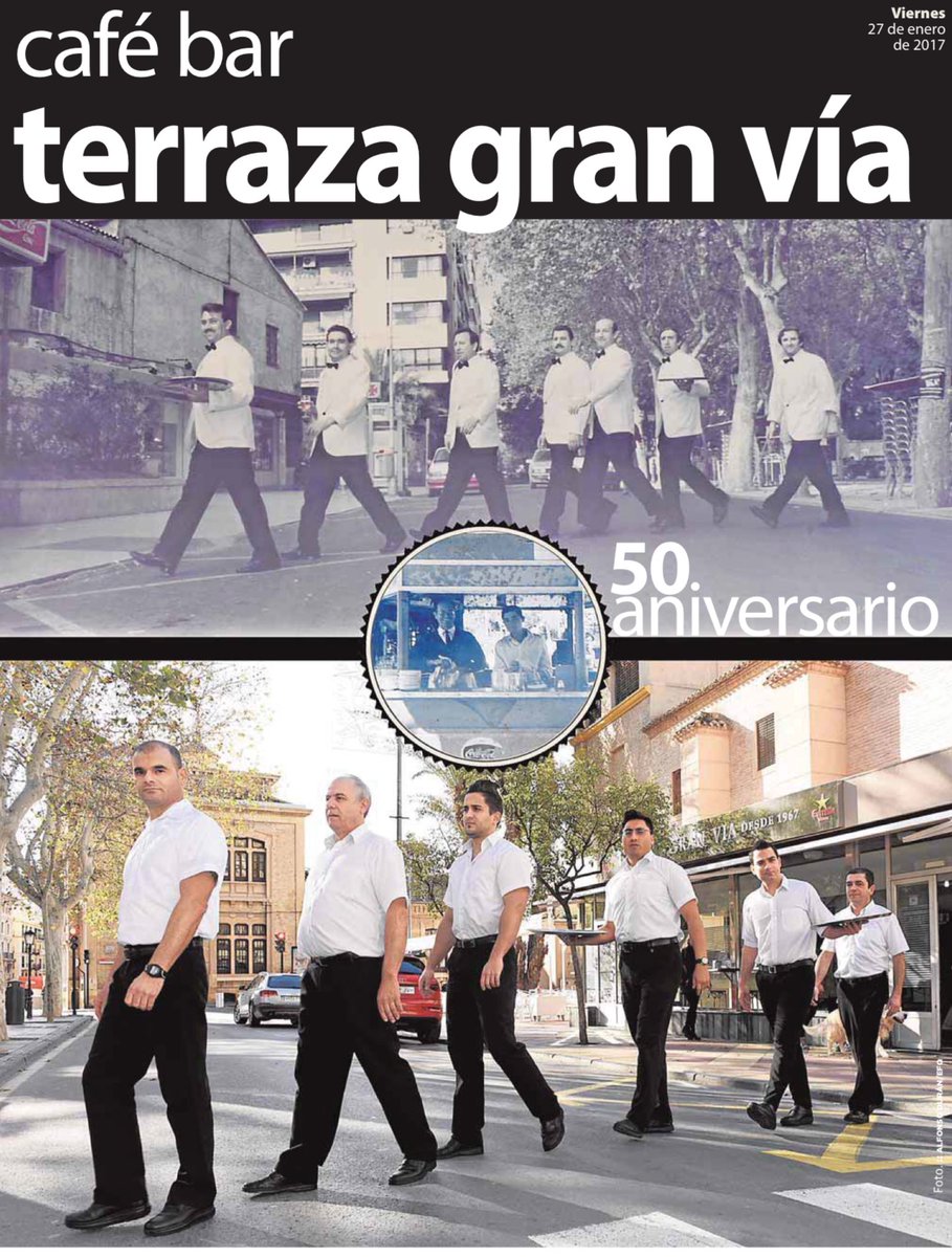 El "Cafeto" cumple 50 años... Un clásico murciano de marineras, marisco y cañas. Felicidades!