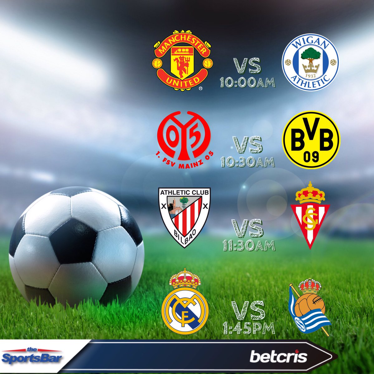 TheSportsBarHn's tweet photo. ¡Con toda la actividad futbolera para este domingo 29 de enero, puedes irte olvidando de terminar tu semana sin planes! #VenJuegaGana https://t.co/irsnjrWdqD