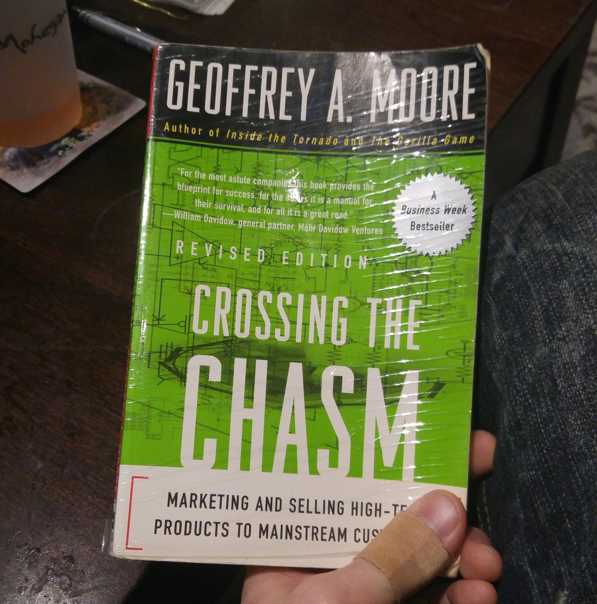 ImBrianB's tweet photo. Done! Ready for chasms. @geoffreyamoore https://t.co/JeFaq865CU
