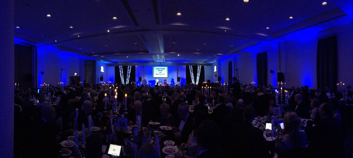 RideHighMK's tweet photo. Rachel Medill opens the @RideHighMK Silver Screen Ball with special guest @theJeremyVine #RHBall https://t.co/kpWAd2McMH