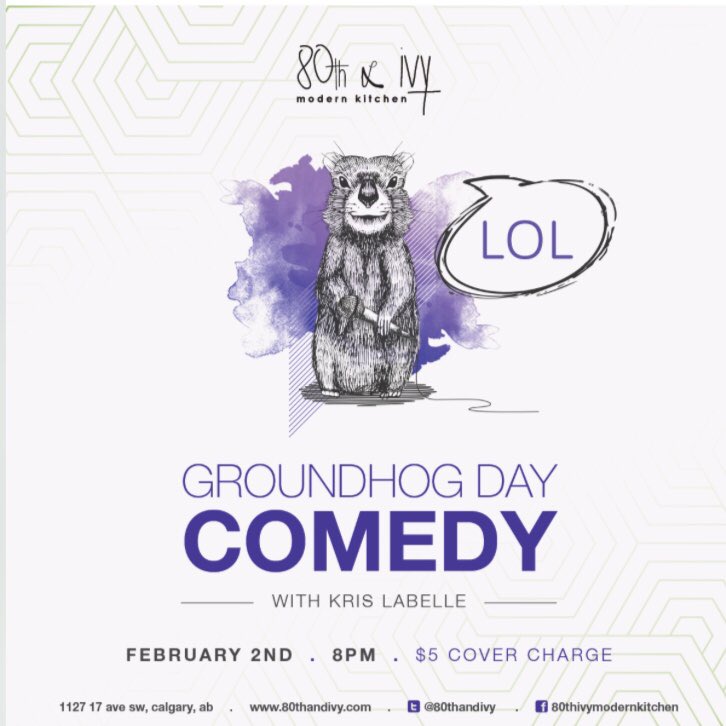 If you are up for some laughs, join us this Thursday as Kris Labelle takes the stage! He's seriously one of the funniest guys we know! #yyc