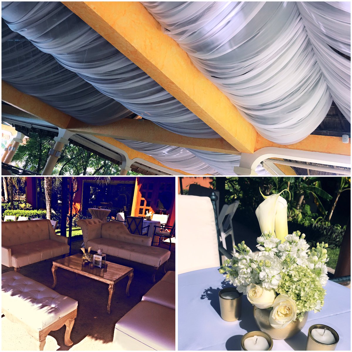 #draping #flowers and #decor by <a href="/WEDDINGSLOVE/">Love Memories</a> at <a href="/grandpalladium1/">ResortGrandPalladium</a>