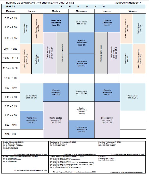 CEAD_Oficial's tweet photo. Actualización de Horario Maestro para Arquitectura con errores en Circulación Vertical y Acondicionamiento Térmico corregidos #CEADInforma https://t.co/JEHem7zuCz