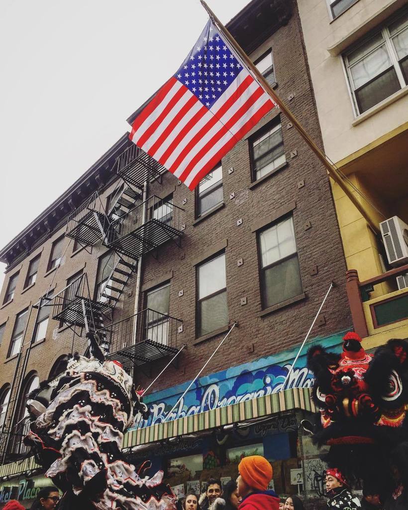 neilbrown's tweet photo. This is my America. Celebrating the Lunar New Year with our neighbors here in Chinatown outside Buddha Bodai, a veg… https://t.co/6ivTClUQzh