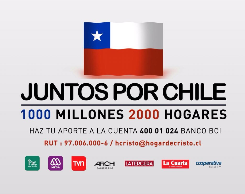 ArtistaspuntoTV's tweet photo. Siempre hay una manera de ayudar, si puedes hacerlo con dinero hazlo a estos datos #juntosporchile https://t.co/P4Rm7PW2pg