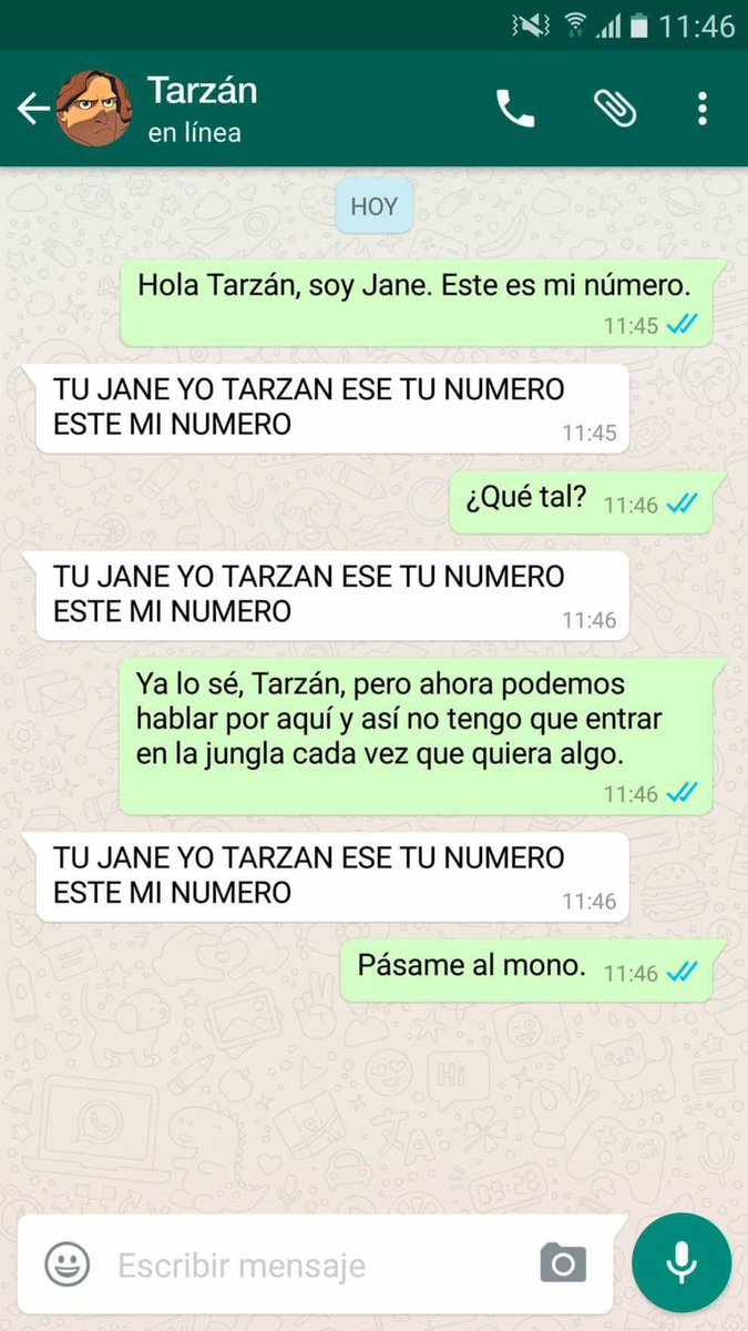 "Si los personajes de Disney tuvieran WhatsApp". 

Esto es lo mejor que he visto en mucho tiempo, de verdad.