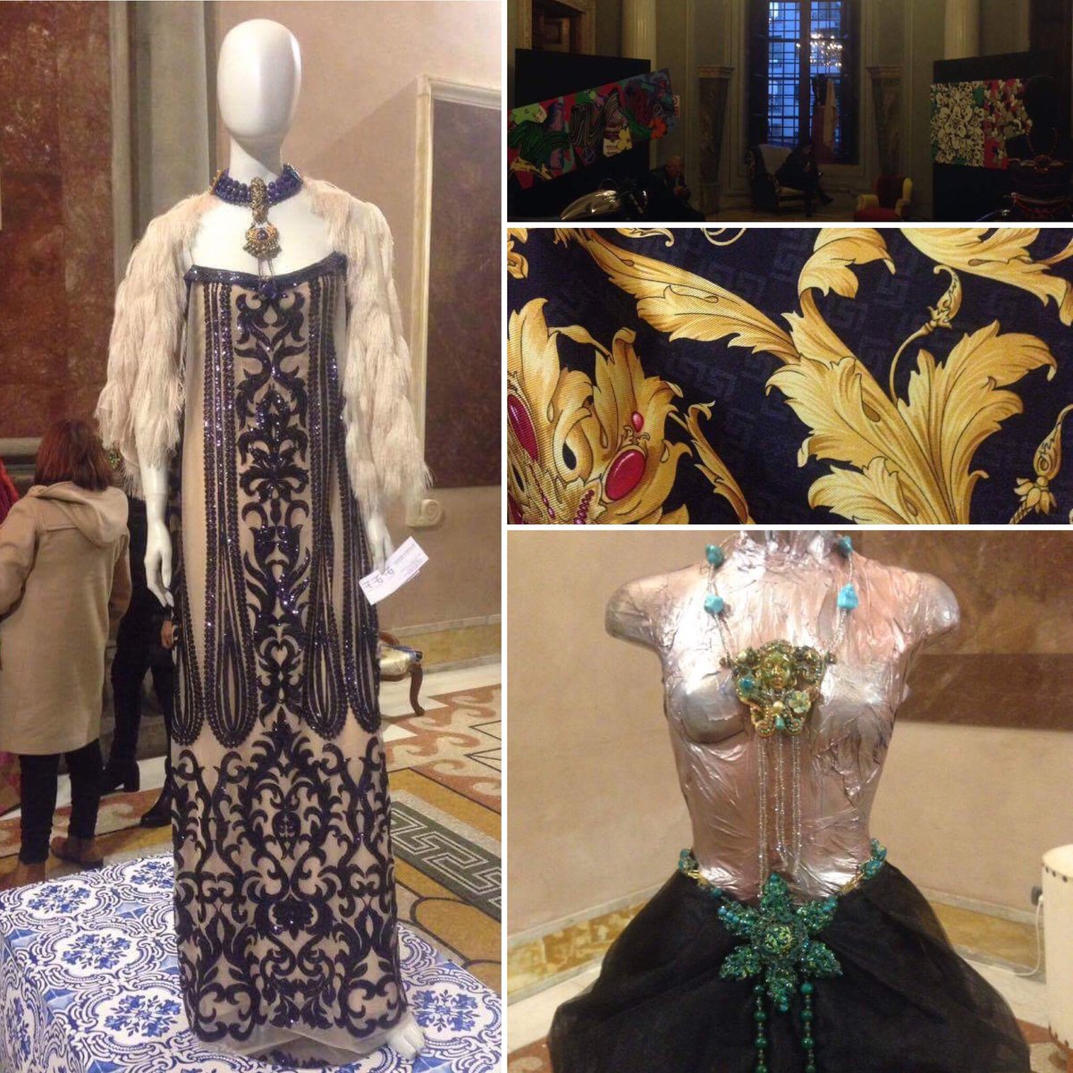 Modadivas's tweet image. For @ALTAROMA the exhibition Gianni @Versace inspiration modadivas.com