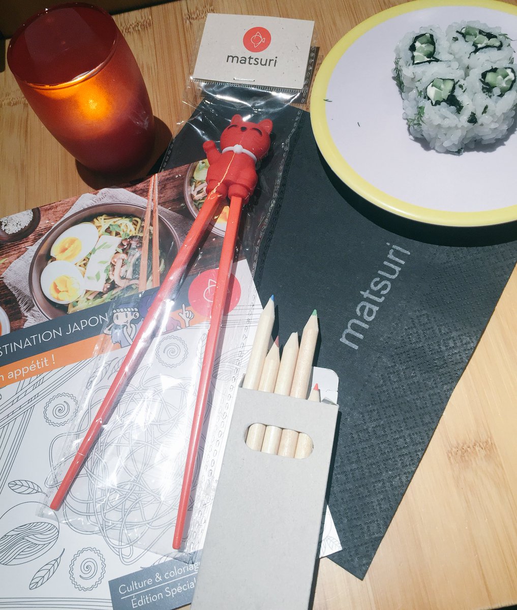 MChassang's tweet photo. Les enfants sont gâtés chez #matsurisushi https://t.co/um3XQGU9rK