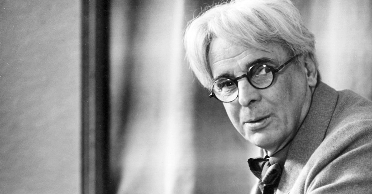 BBCRadio4's tweet photo. WB Yeats died on this day in 1939. Here he reads his poem 'The Lake Isle of Innisfree' https://t.co/TMtxXNz6w9 https://t.co/te2MwWmoOm