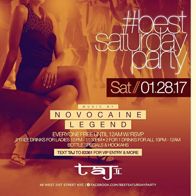AnthonyPSmooth's tweet photo. Best Saturday NYC PARTY At @tajlounge

#GetFix

RSVP now

C. 6465272190
Or
E. Clubfix@gmail.com 

Online rsvp https://t.co/SqQOMS7vd9 https://t.co/9sGcJMhrWw