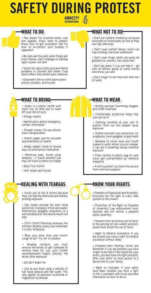 amnestyusa's tweet photo. Get loud &amp; stay safe if you are joining a peaceful protest against Trump's executive orders #NoBanNoWall #RefugeesWelcome #Right2Protest https://t.co/ytZyd5CSLC