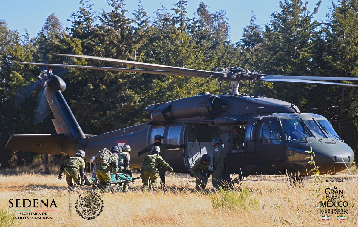 MedicinaMilitar's tweet photo. #Medevac
#CasEvac
#CBREA
#MedicinaTácticaMilitar #MTM
#MedicinaMilitar
https://t.co/j5SH1wH1Nk
Fuente: @SEDENAmx