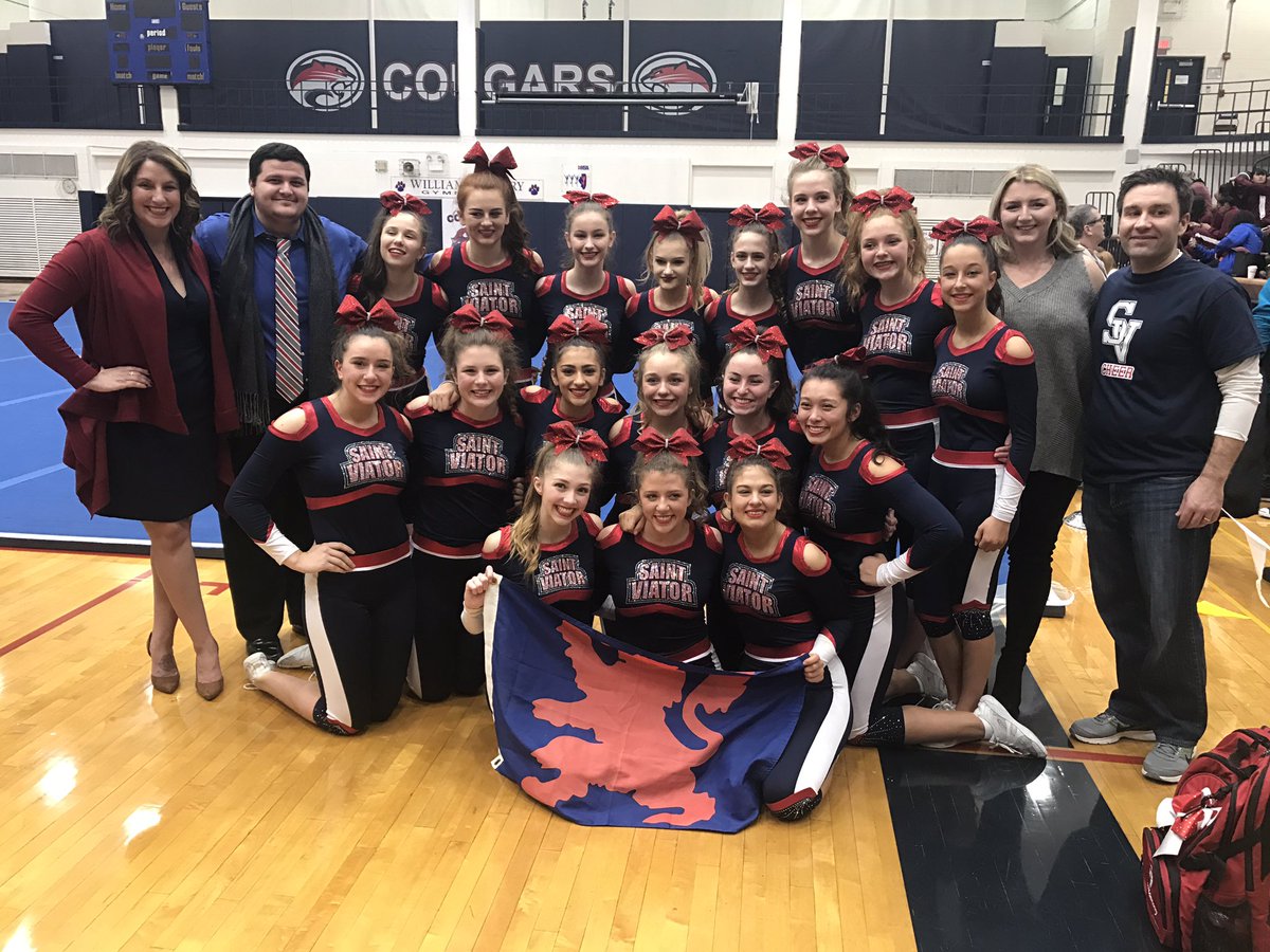 SVLionsCheer's tweet photo. Words can't even describe how proud I am of @ViatorCheer!  2nd place and State Bound!  Thank you to all those that came out this morning! https://t.co/2WDvyxeY2Y