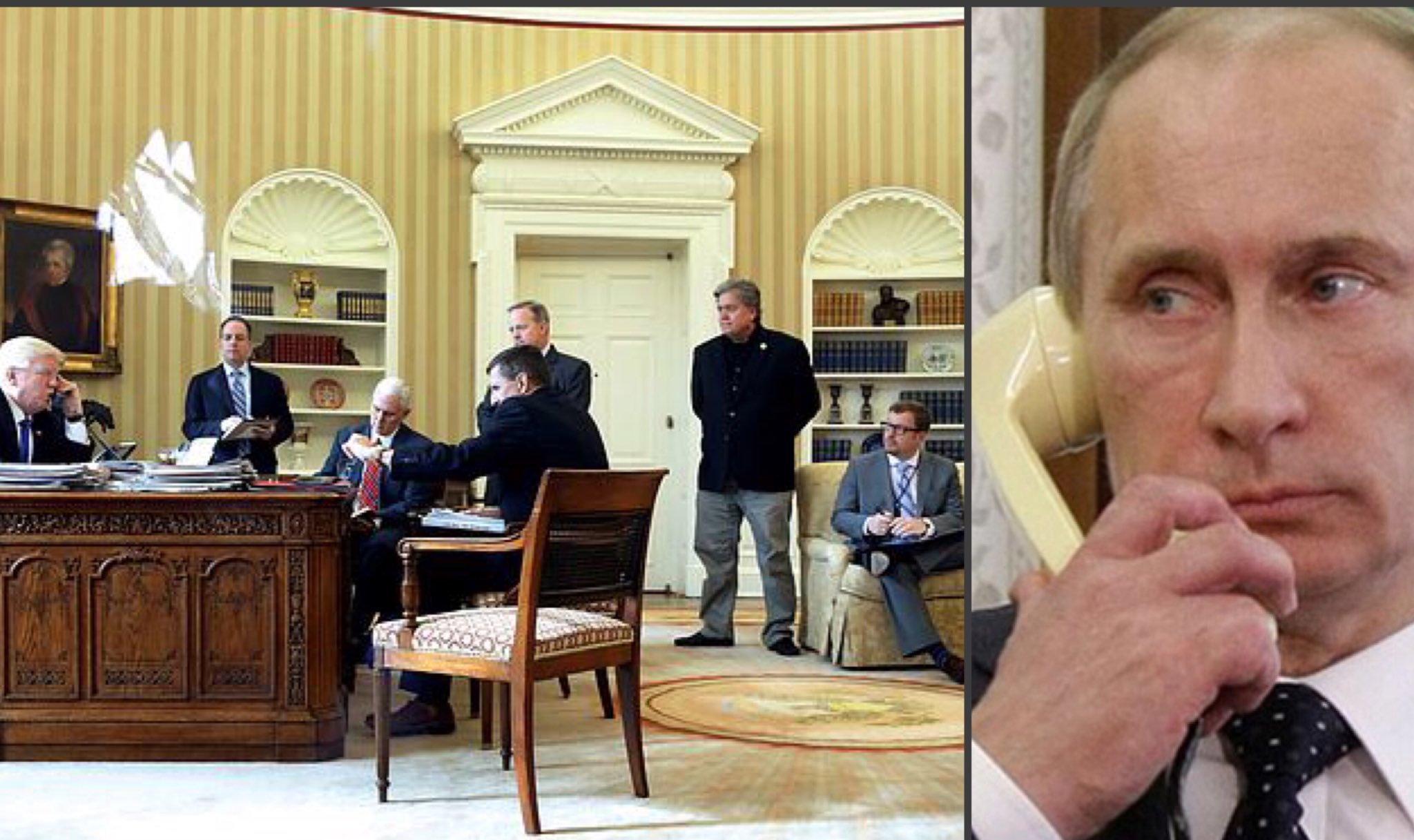 Путин в белом доме