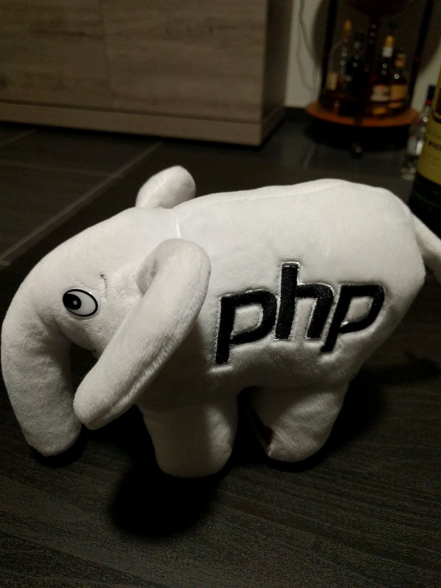 maybeFrederick's tweet image. Just got my first elephant, thanks #phpbnl16