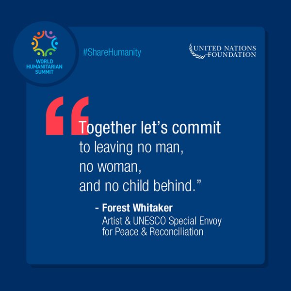 unfoundation's tweet image. Open your heart and #ShareHumanity. We are one humanity. #WithRefugees