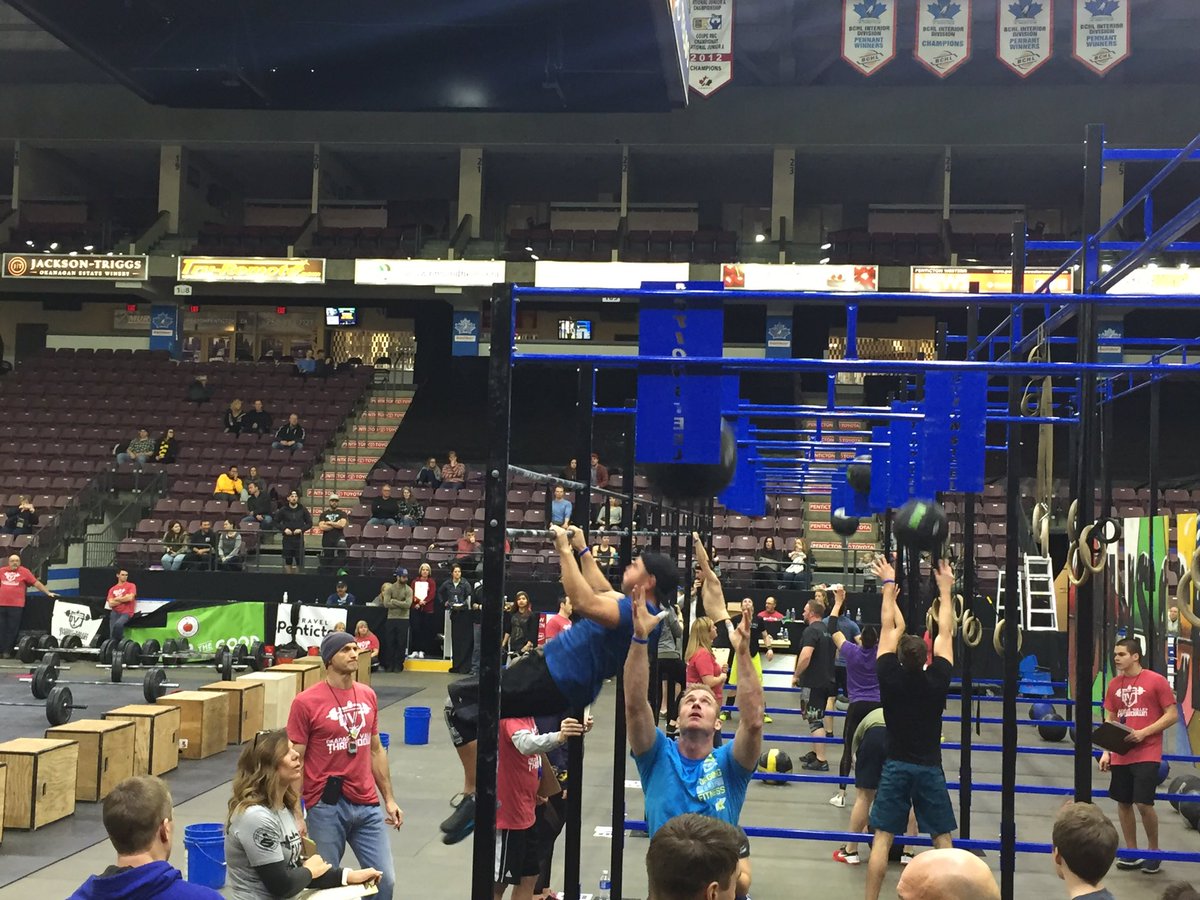 Okanagan Valley Throwdown happening all weekend at the <a href="/SOEC/">SOEC</a> <a href="/MuscleMLKCAN/">Muscle MLK Canada</a> #crossfit #throwdownseries
