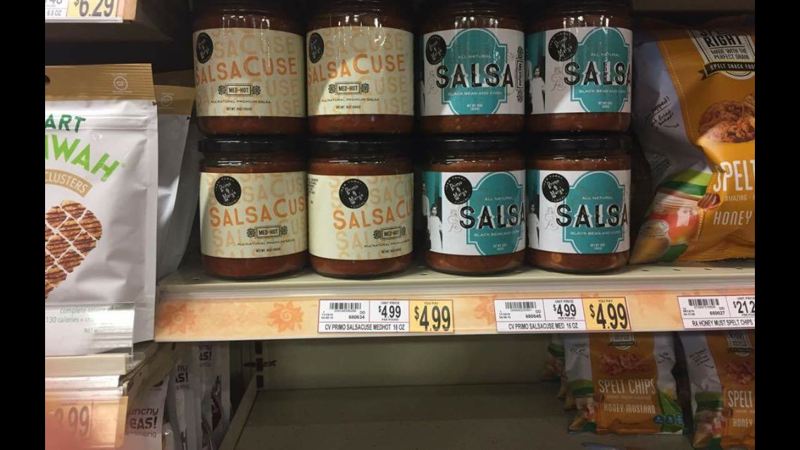 SalsaCuse's tweet image. We're live @Wegmans in Fairmount! 👍🏻 #buylocal plz RT  and spread the love! ❤️