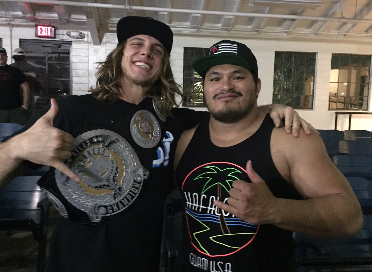 RBECERRA21's tweet photo. @BigPopsLaFlur @EponymousKid @davemeltzerWON @Taupy AGREED. Future World Champions. @riddletuf7 @MrAthleticJCobb #EVOLVE76 https://t.co/7cJJRjuarN