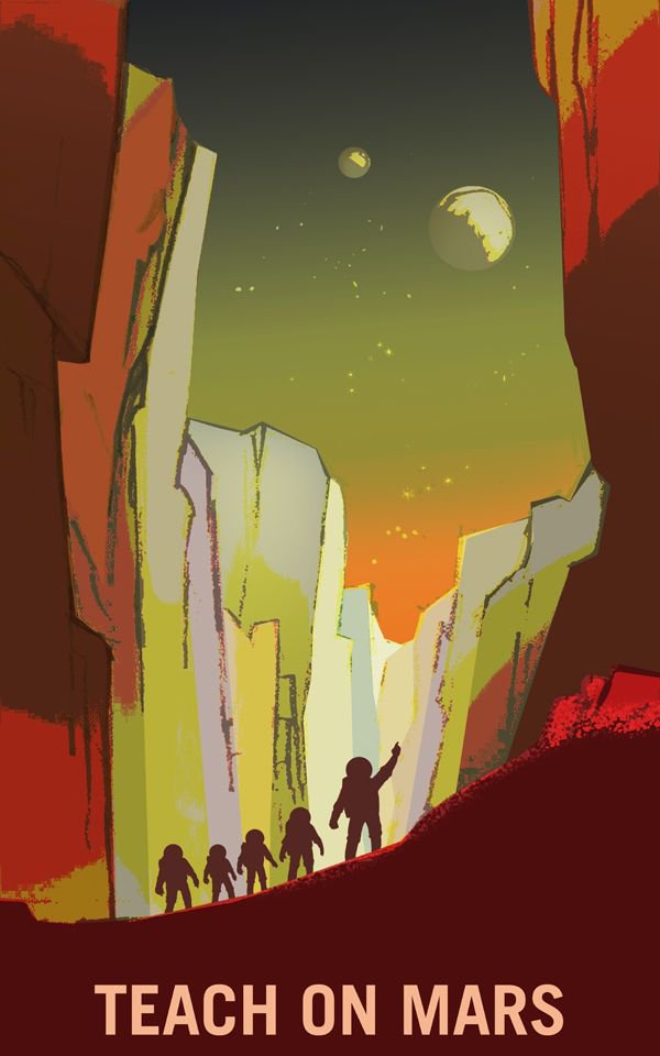 BrianMatiash's tweet photo. Geeeeez. These @NASABeAMartian #MarsPosters are soooo good. Plus, you can d/l full res versions for free! https://t.co/UmfamaSkFq https://t.co/QVG81ozAi3
