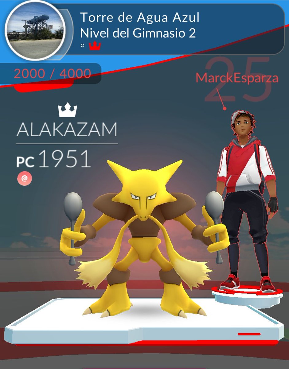 MarckEsparza's tweet photo. Buenas tardes!
así yo cuando me preguntan que si voy al GYM💅
#Alakazam #Pokemon #PokemonGO #GYMpokemon #POKEMONtrainer #PokemonGym https://t.co/T4JcIsJoHR