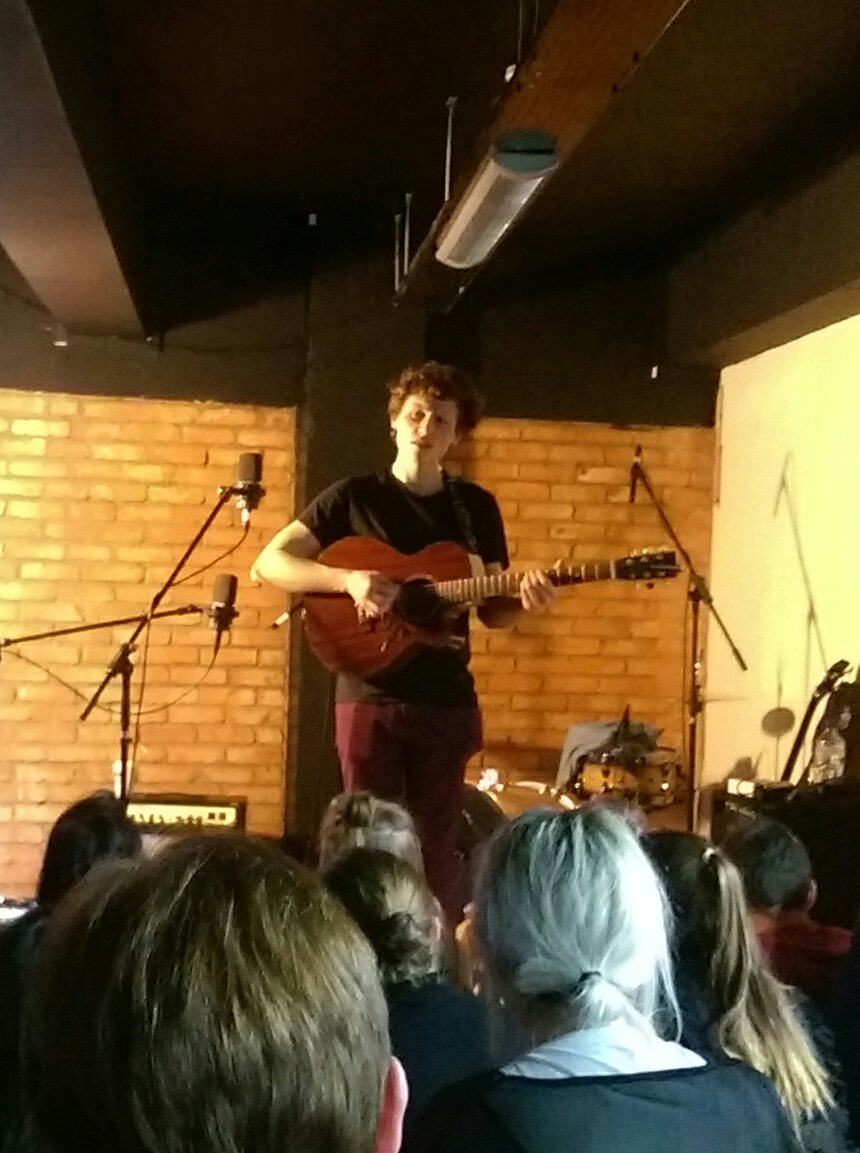 DadParish's tweet photo. @joshdjsavage Playing his 50th @sofarsounds show tonight in Birmingham. #SofarBrum #3Threes https://t.co/jhd7DckaRf