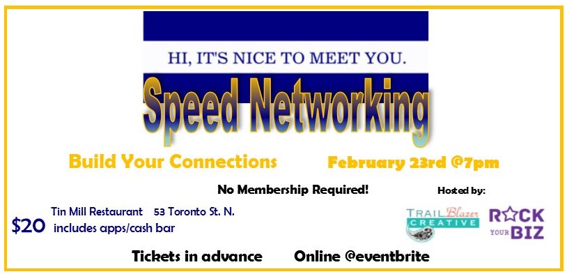 Come out to Speed Networking on Feb 23rd <a href="/tinmill53/">Tin Mill Restaurant</a> in #Uxbridge &amp; Build Your #Connections