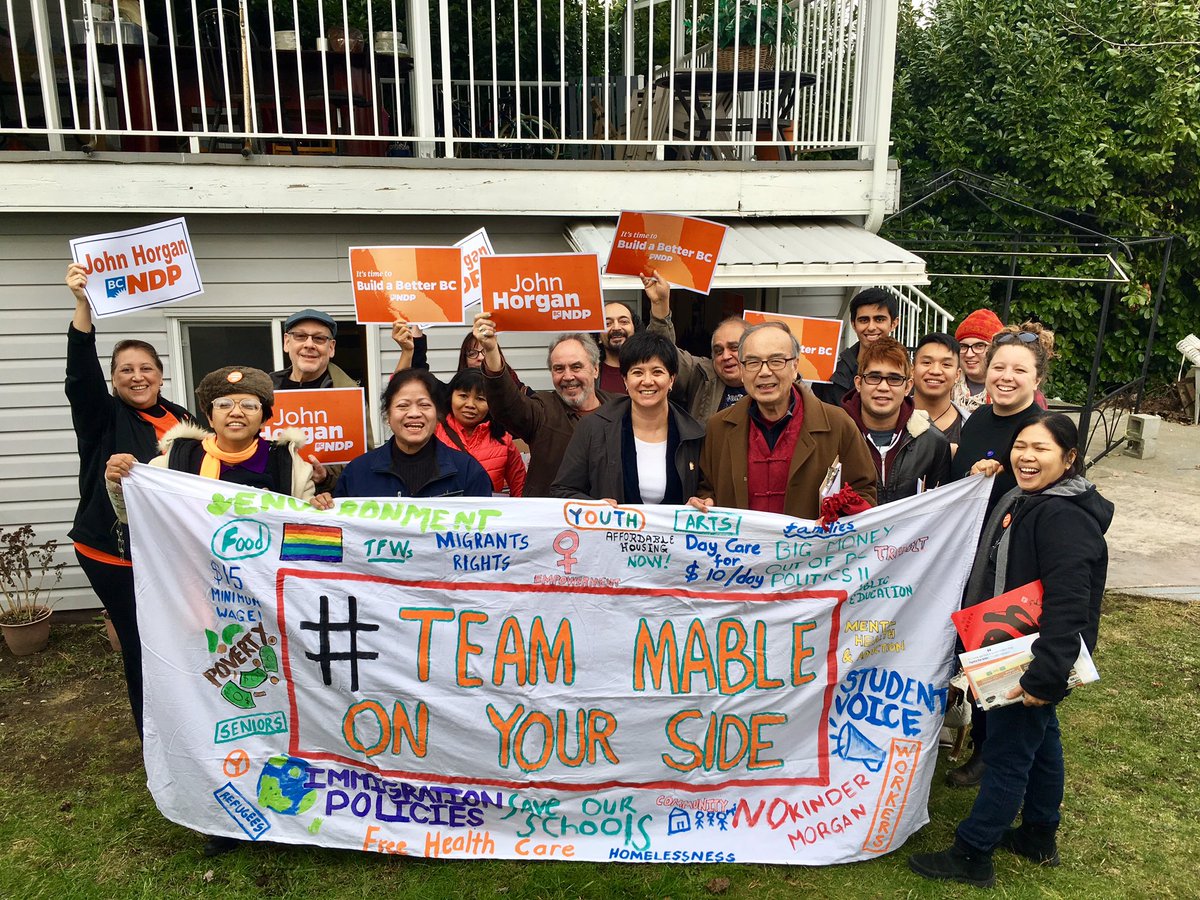 InfanteJames's tweet photo. @mableelmore ready to knock on door for a #BetterBC #NDPAction #BCNDP #BCPoli @bcndp https://t.co/Y9zBKxiB9d