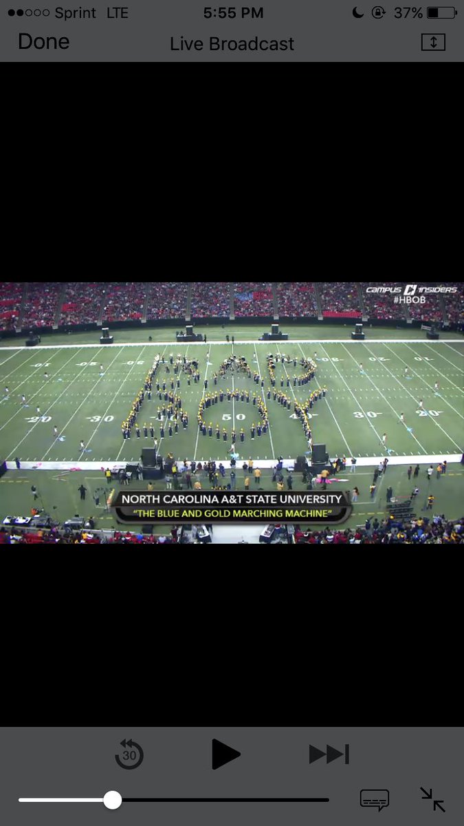 Lo_Lexie's tweet photo. Main reasons I watched for this band🙌🏽 cut up once again💙💛💙 #HBOB #NCAT https://t.co/lNl9EBjNFQ