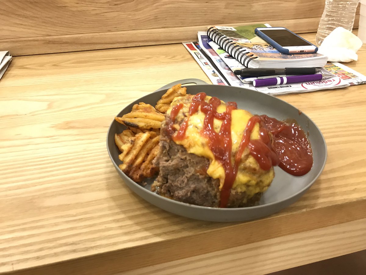emotroop29's tweet photo. And the dutch oven team has completed this monstrosity #bacon #choppedmeat #fries https://t.co/b8jbXcrjsu