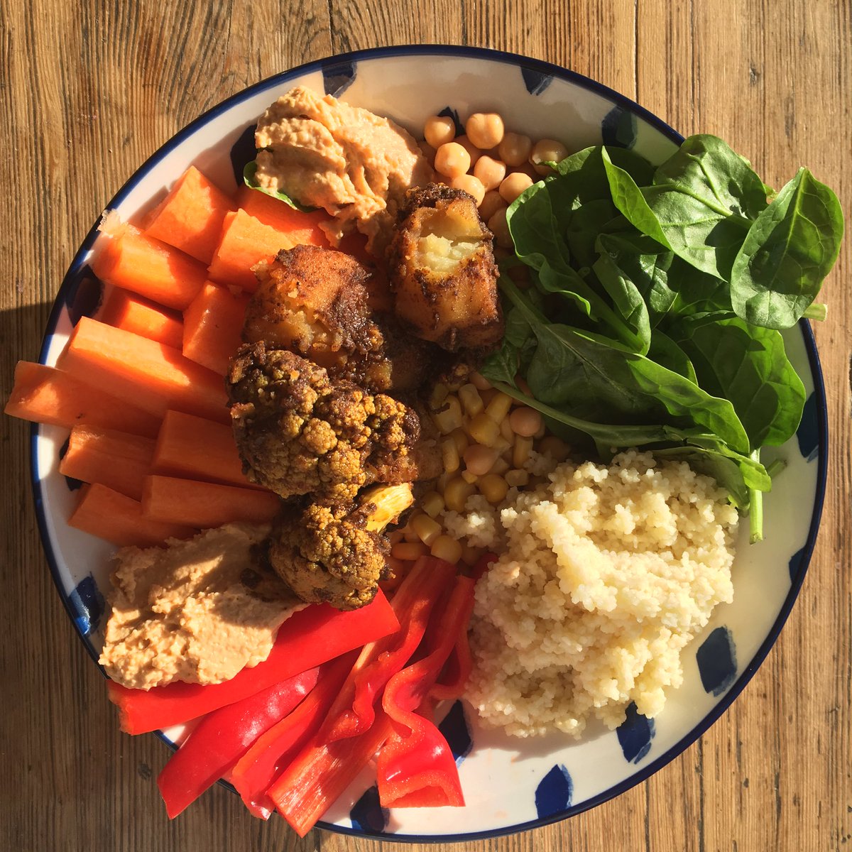 A little bit of everything for lunch. And a lot of it!