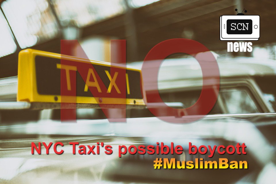 StateCollegeNow's tweet photo. #MuslimBan Has Taxi drivers in NYC angered. https://t.co/Q1K5mDpF9b
