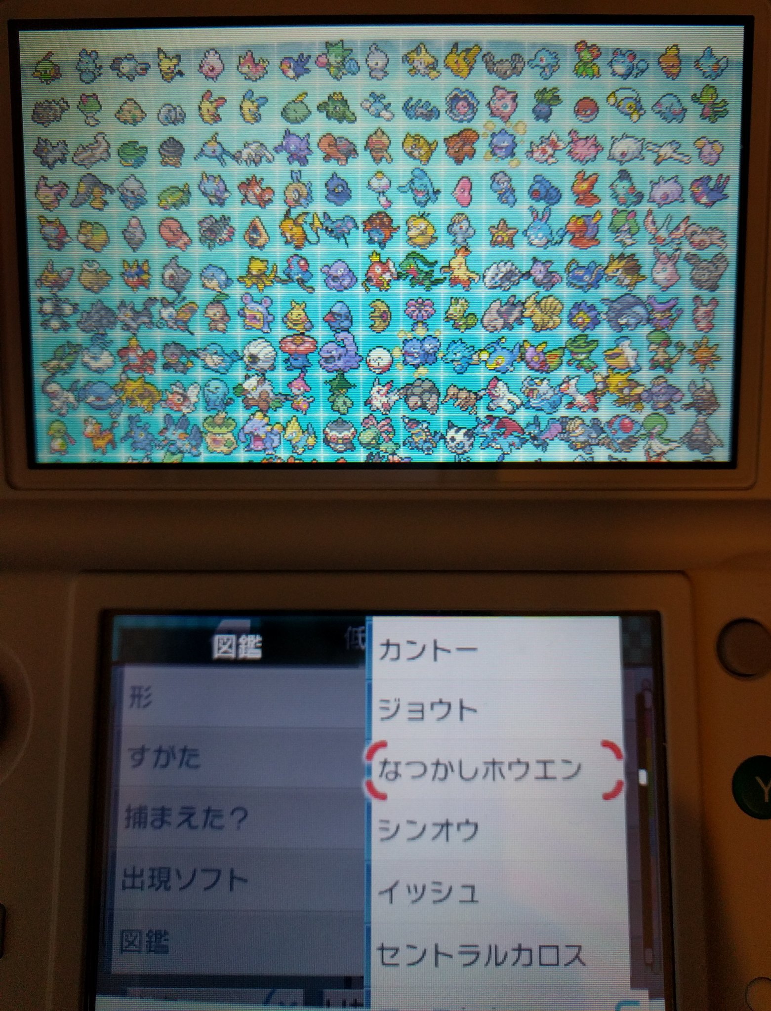 たかさおじさん ｖｃからやってきた 似て非なる異なる世界 懐かしのカントー地方 のポケモン Frlgで捕獲は カントー 地方 Hgssはカントー側で捕まえても ジョウト地方 Rsでもorasでも ホウエン地方 バンク図鑑のソート機能にrs なつかし