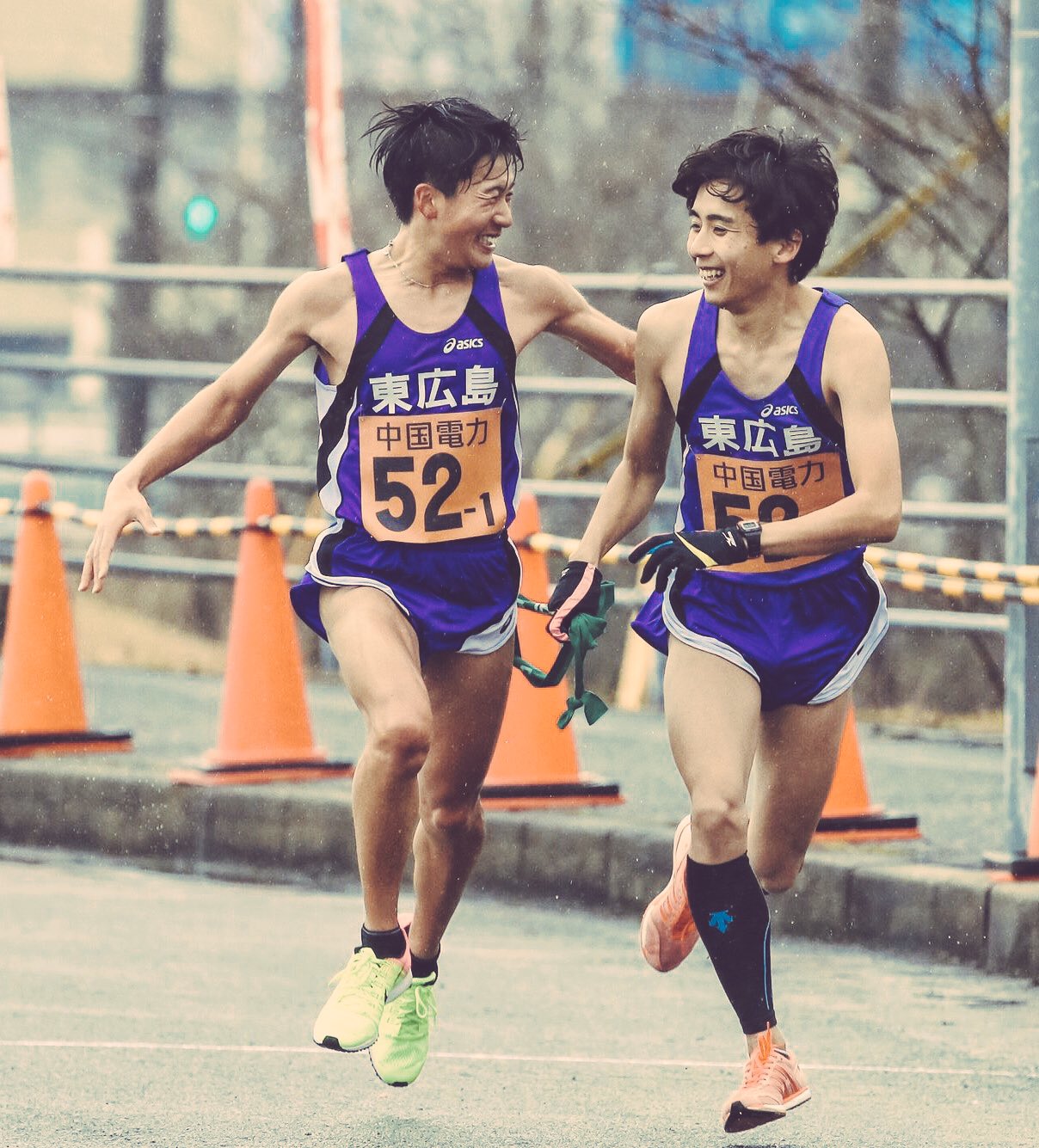 世羅高校　男子陸上競技部ウォーマー 9】世羅高校 男子陸上競技部ウォーマー上下セット 陸上競技