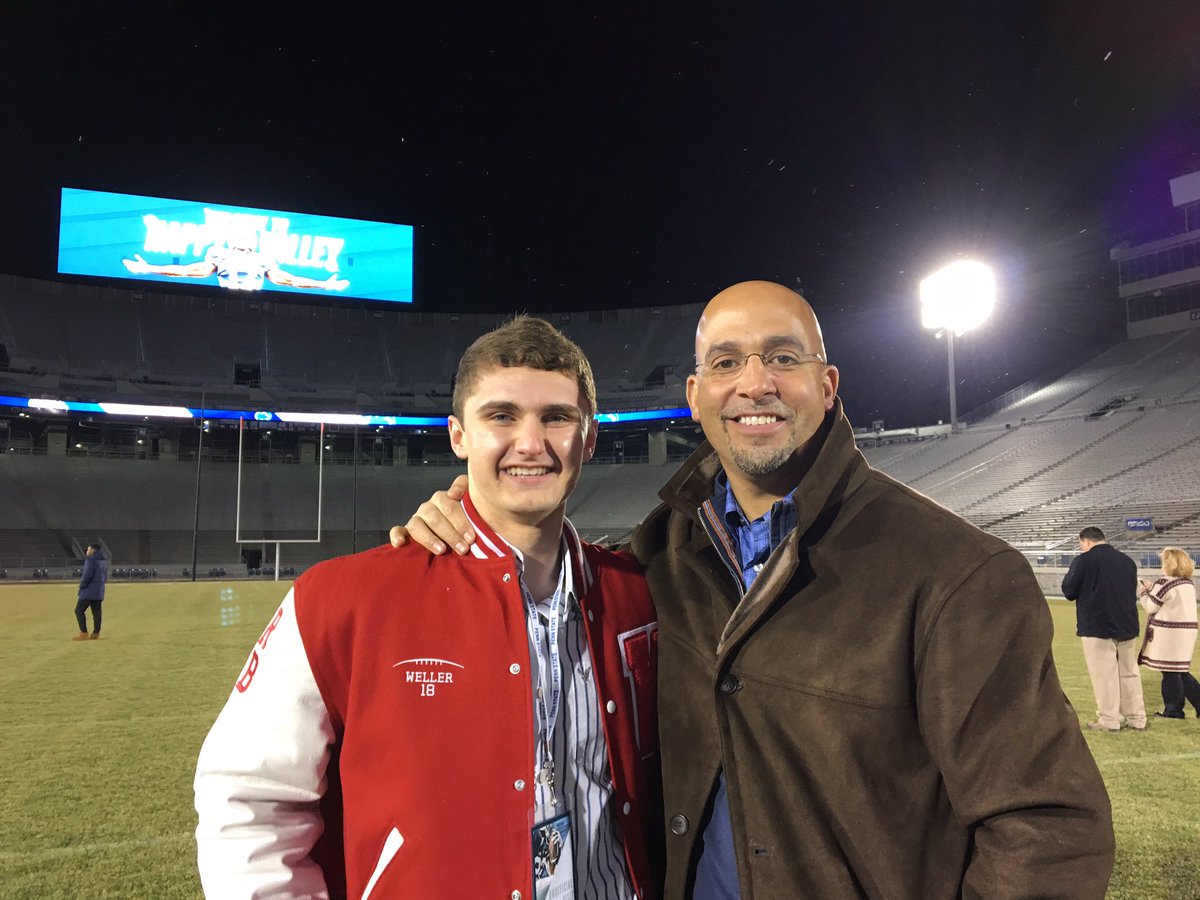 JustinWeller6's tweet photo. Priveledged, Humbled, &amp; Honored to say that I will be continuing my academic and athletic career at the Penn State University #WeAre 🦁 https://t.co/lfkAPkGQJj
