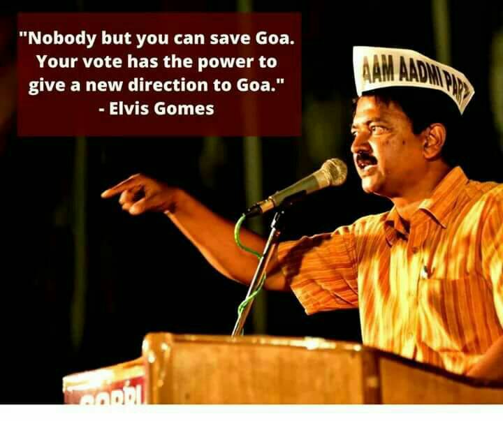 CruzSilvaGoa's tweet photo. Vote for AAP https://t.co/BUpZcWr8GN