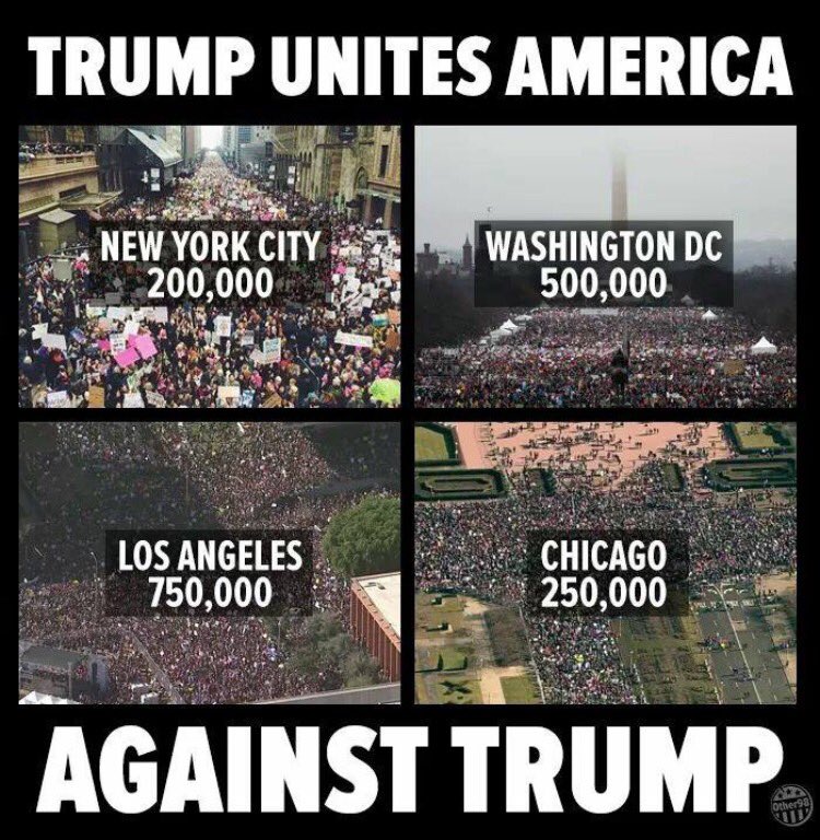 19owls's tweet photo. @realDonaldTrump has only been president one week.
#WomensMarch
#AlternativeFacts
#EPAGagOrder
#EPNCancels
#BorderWall
#MuslimBan
#RESIST https://t.co/eoVRpn9xdn