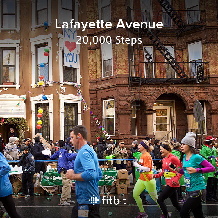 dawnrucker3's tweet photo. Reached Lafayette Avenue with 20,000 steps on my NYC 26.2 Miles @Fitbit! Gonna be ready for #FancyGaming @Geekway !! https://t.co/2xf5xqN58k