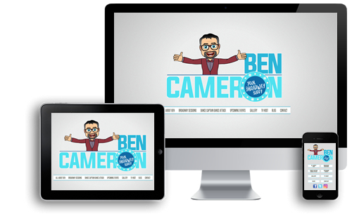 Excited to launch the new <a href="/BenDoesBROADWAY/">Ben Cameron</a> website!  bencameron.nyc  Don't miss him at <a href="/bwaycon/">BroadwayCon</a>!  #BROADWAYCON #Webdesign #design