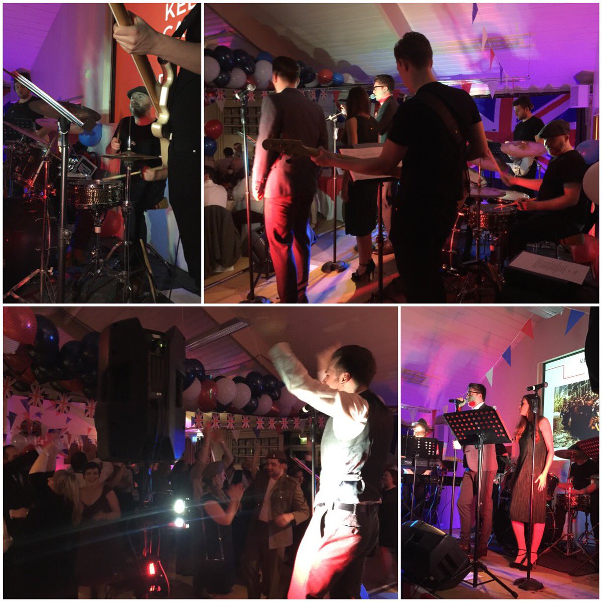 livebynyte's tweet photo. Awesome night at Sidcup Rugby Club - great crowd, thank you for dancing all night! #livebynyte #band #blitzparty #1940s #singers #musicians https://t.co/VFTFdmFQPh