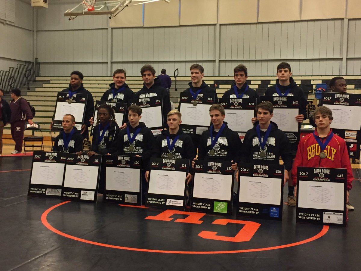 FambroughAdv's tweet image. Individual champions from Baton Rouge's City Wrestling champs #zlHSAA @AdvocateSports