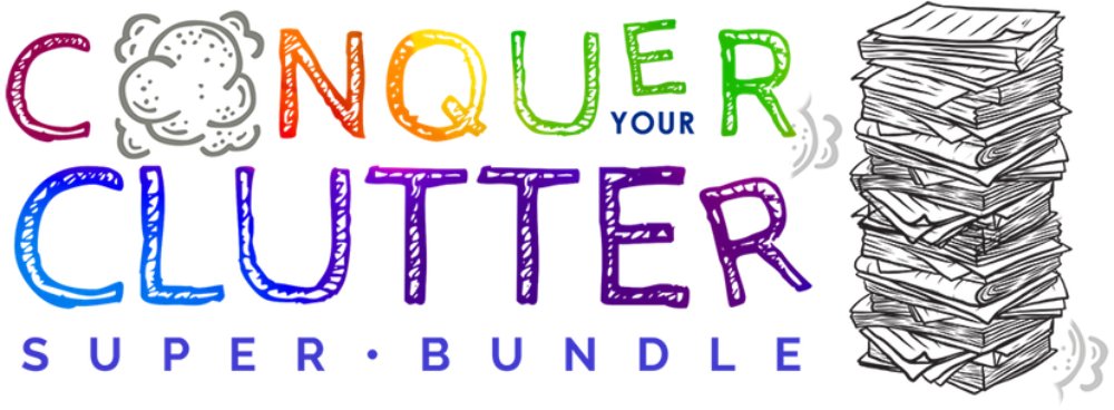 organize365's tweet photo. I am SUPER excited to share this Conquer Your Clutter Super Bundle with you at a SUPER price! https://t.co/H6WiVextcs #conquerclutter https://t.co/v9650DoCuP
