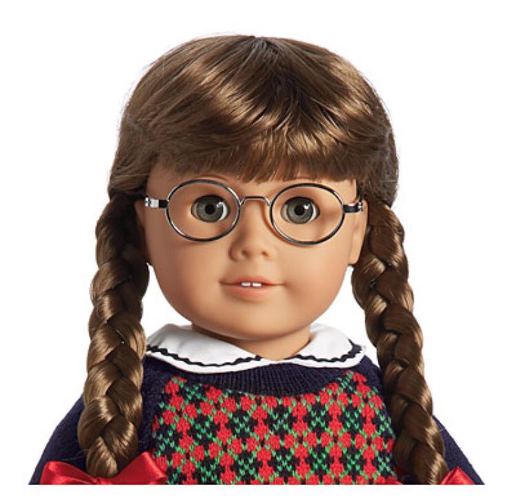 TotalEllisMove's tweet photo. Molly the American girl doll is out to play tonight!! https://t.co/YwGoTUw7JB
