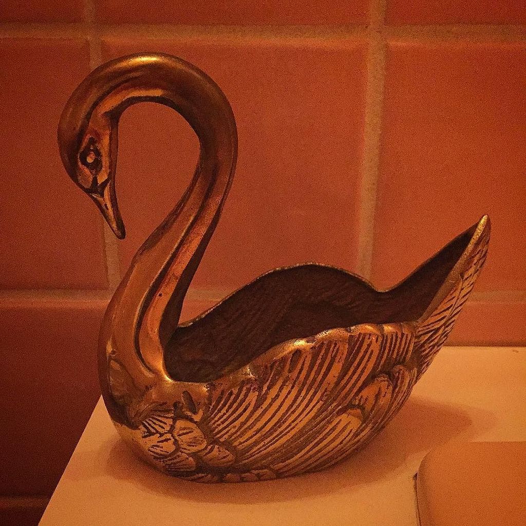 Whoever stole the other swan from our bathroom... You are despicable on so many levels. Don't you know swans mate f…