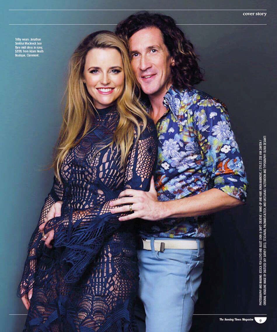 Such a pleasure to #style #actress <a href="/trilbyglover/">Trilby Glover</a> and her husband, co-producer of @GLEEonFOX and <a href="/ScreamQueens/">Scream Queens</a> Ian Brennan 🙌🏽 #zvvzstylist