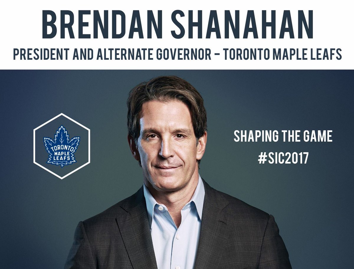 UofTsportsbiz's tweet image. We are pleased to announce that @MapleLeafs President Brendan Shanahan will be the keynote speaker to conclude #SIC2017