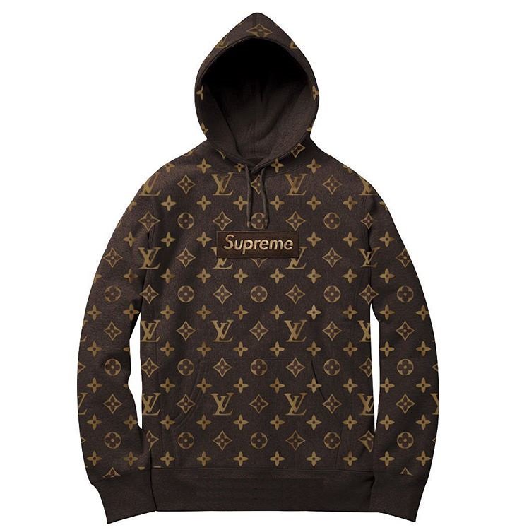 Supreme Plus on X: Supreme x Louis Vuitton ⑤ Box Logo Hooded    / X