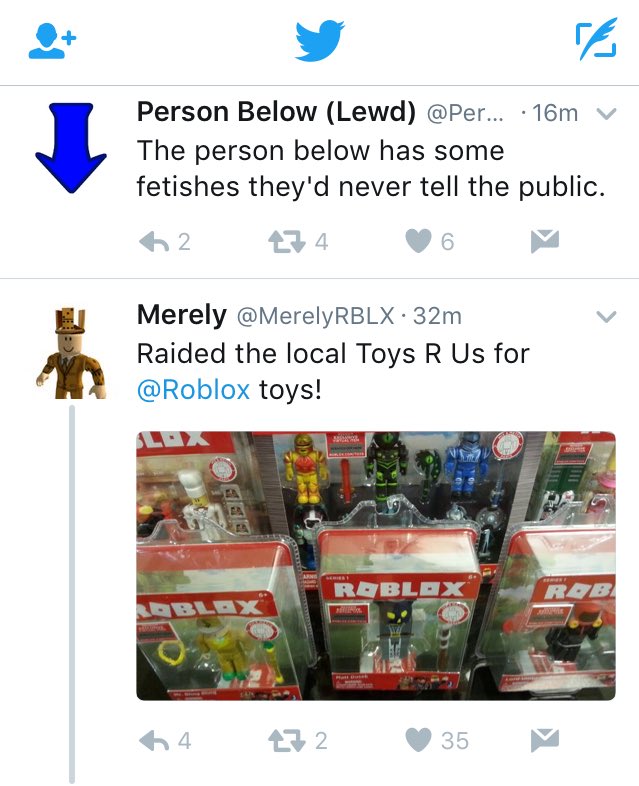 Merely On Twitter Raided The Local Toys R Us For Roblox Toys - merely roblox twitter